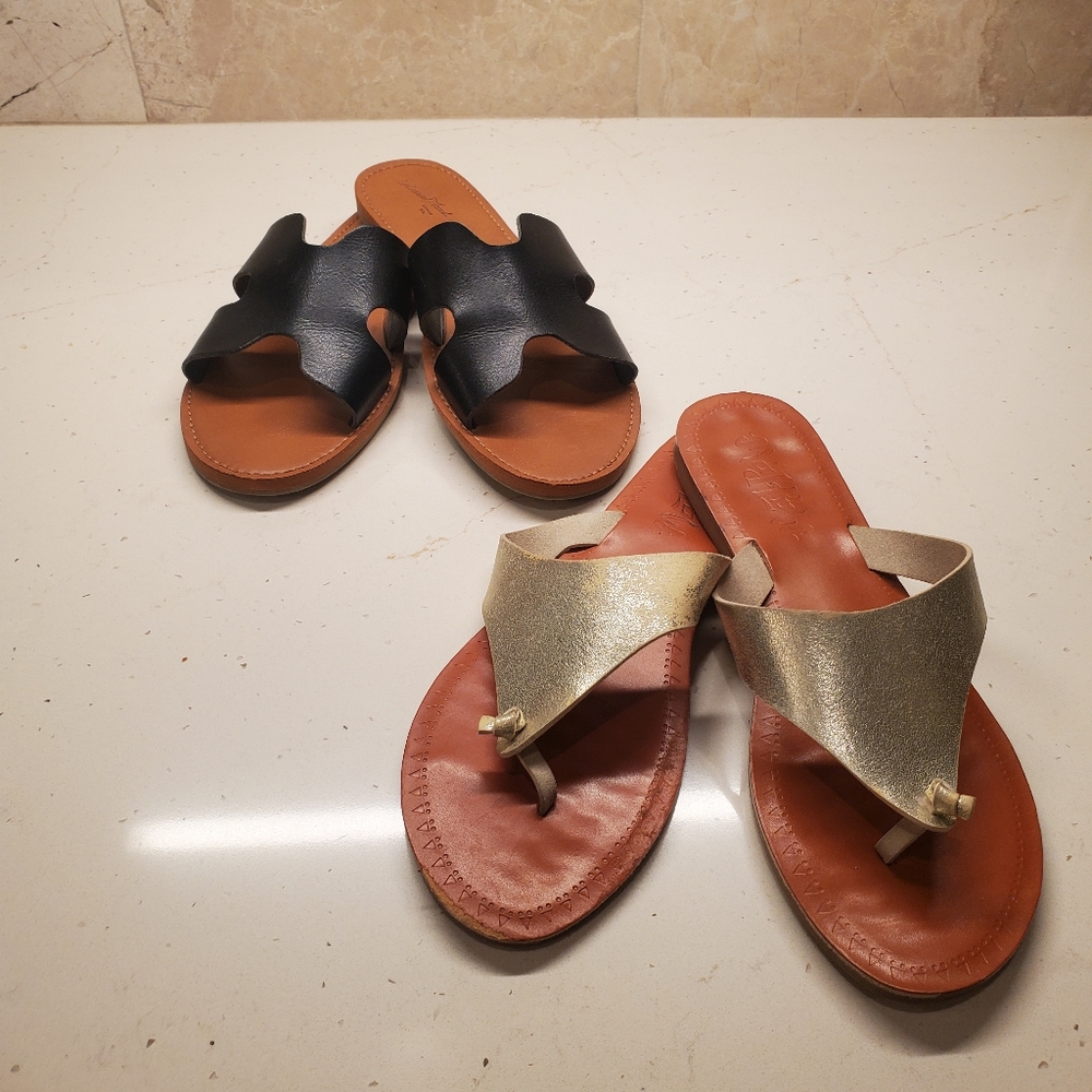 $10 SHOE SALE! Target sandals bundle 2 pair size 8